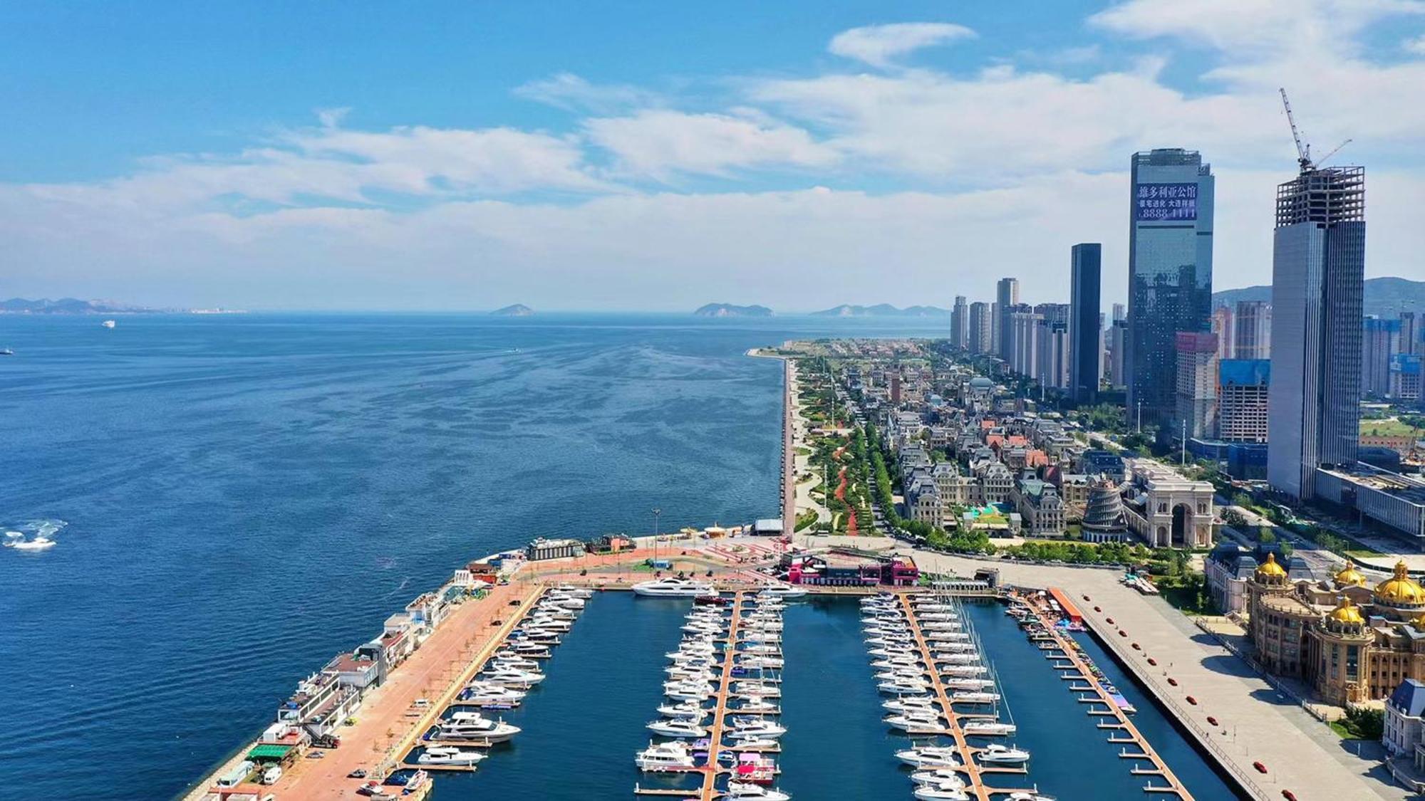 Crowne Plaza Dalian Xinghai By Ihg Exterior foto