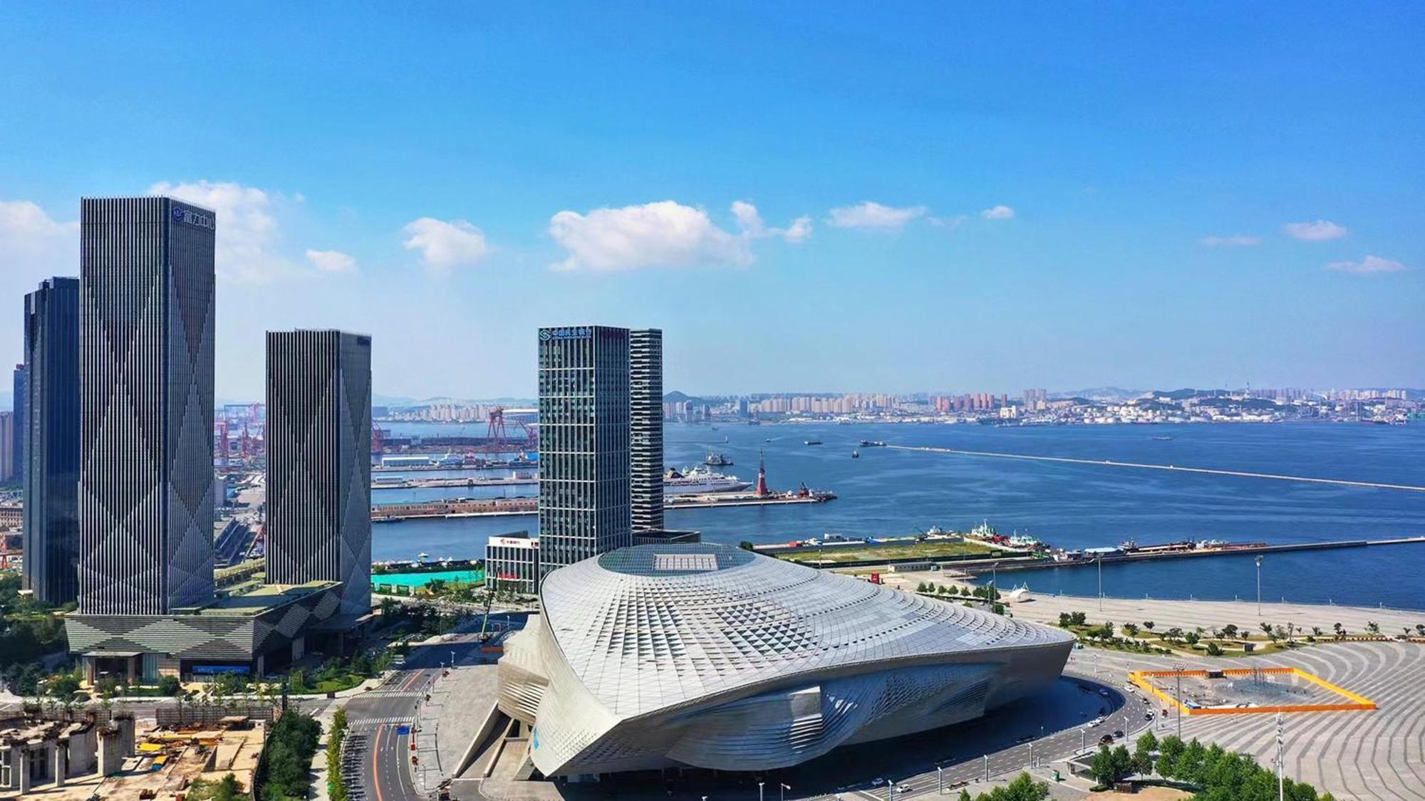 Crowne Plaza Dalian Xinghai By Ihg Exterior foto